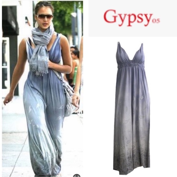 Gypsy 05 Ombré Ruffle Halter Summer Dress NWT, M - Picture 12 of 12